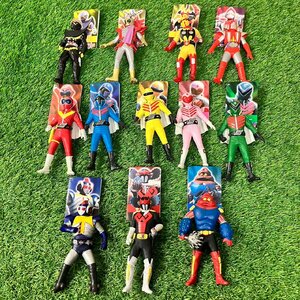 【現状品】『5-138』BANDAI ソフビ魂　秘密戦隊ゴーレンジャー　ハカイダー等フィギュア12個まとめ