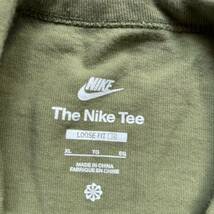 NIKEナイキ　ワンポイントロゴ刺繍Tシャツ　スウッシュ　ストリート　スポーツ_画像6