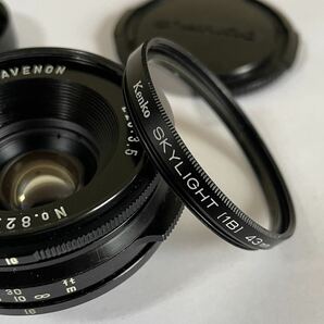【バルナック向けパンケーキレンズ】AVENON アベノン 28mm F3.5 ブラック L39マウントの画像5