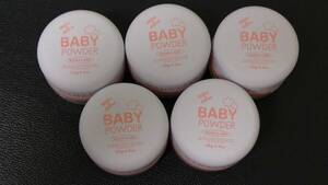 (MLB1) baby powder BABY POWDER 5 piece set mama laboMAMA-LABO made in Japan ~ baby heat rash sweat ..... trouble measures ~