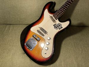 【フルリペア済】1965 Pleasant SEV-218【工房出品】リフレット済 MIJ Japan ビザール　bizarre guitar refreteted vintage ビンテージ