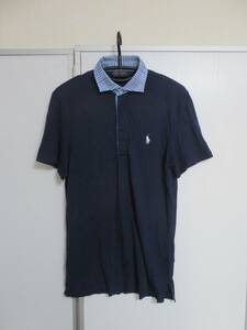 ＰＯＬＯ ＧＯＬＦ 　ポロシャツ　Ｓ（ネイビー）