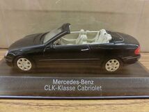 #i19【梱60】 Mercedes-Benz 純正 ミニチャンプス RMA Edition CLK CLK-Class Cabriolet 1:43 ミニカー ブラック ブルー まとめ_画像3