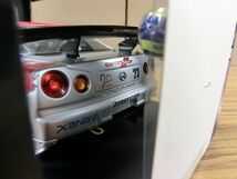 #i7【梱80】 AUTOart オートアート製 nismo NISSAN 日産 GT-R JGTC GT500 XANAVI NISMO ONE OF 700PCS レーシング ミニカー 1/18_画像6