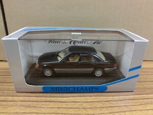 #i5【梱60】 ミニチャンプス RMA Mercedes-Benz 300E メルセデス ベンツ クーペ ブラック 1:43 ミニカー