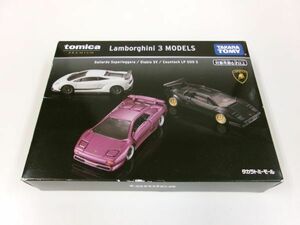 #s60【梱60】タカラトミーモール トミカプレミアム Lamborghini 3 MODELS 未開封