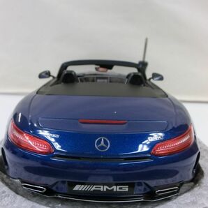 #i6【梱80】 ノレブ メルセデス ベンツ AMG GT C ロードスター ブリリアントブルー メタリック 1/18の画像10