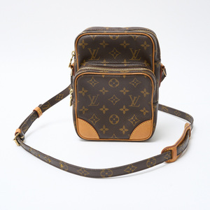 LOUIS VUITTON ルイヴィトン アマゾン M45236 クロスボディ ショルダーバッグ モノグラム・キャンバス×レザー ブラウン×ゴールド