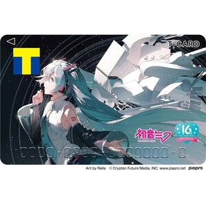 初音ミク 16th Tカード Vポイントカード 新品未開封 未登録