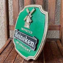 希少品！70's〜アメリカアンティーク　Heineken ハイネケン壁掛け　BEERビール　USAヴィンテージ雑貨/酒看板アドバタイジング西海岸_画像2