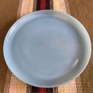  прекрасный товар!50's Fire King Fireking бирюзовый голубой plate тарелка USA Vintage посуда / America античный смешанные товары Pyrex 