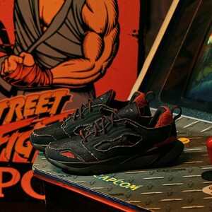 新品☆ストリートファイター フューリーライト 95 / Street Fighter Furylite 95 Shoes black 豪鬼 / Gouki /リーボック/Reebok/US9/27cm