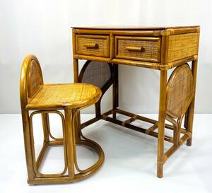 [ handmade furniture ] rattan rattan drawer attaching dresser ( mirror none )