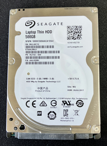 【2.5HDD】500GB 7mm Seagate ST500LM021 7200rpm/6GbpsSATA/32MB