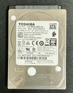 【2.5HDD】1TB 9.5mm TOSHIBA MQ01ABD100