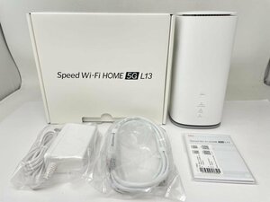 K32【超美品・制限○　白ロム】 Speed Wi-Fi HOME 5G L13 ZTR02 au ホワイト