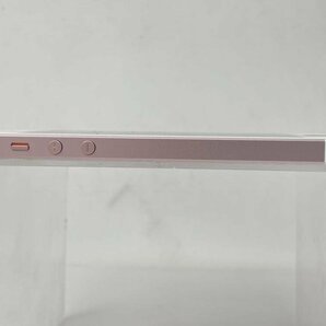 1095【ジャンク品】 iPhoneSE 128GB au ローズゴールド バッテリー80%の画像4