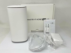 3010【超美品・制限○　白ロム】 Speed Wi-Fi HOME 5G L13 ZTR02 ルーター au ホワイト