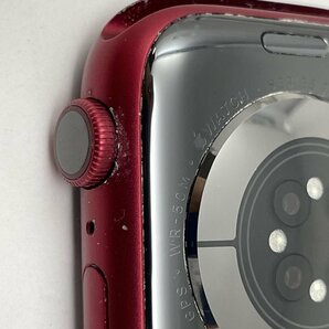 463【動作確認済】 Apple Watch Series7 GPS 45mm REDアルミニウムケース スポーツバンド MKN93J/A A2474 バッテリー96％の画像9