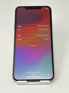 744【ジャンク品】 iPhone Xs Max 256GB docomo版SIMロック解除 SIMフリー ゴールド