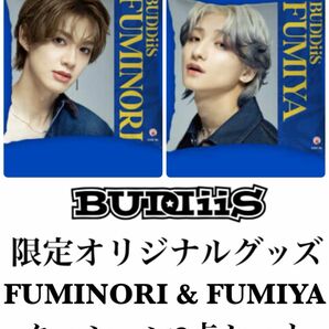 BUDDiiS オリジナルコラボグッズ FUMINORI ＆ FUMIYA クッション2点セット 新品未開封