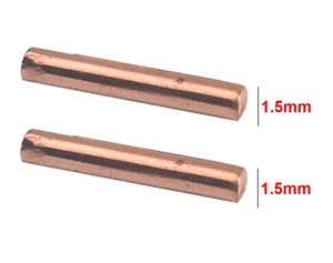 スポット溶接機パーツ　1.5mm酸化アルミニウム銅溶接機溶接ペン　交換用　溶接針　ニッケル板溶接　2本セット　在庫有　即納可能
