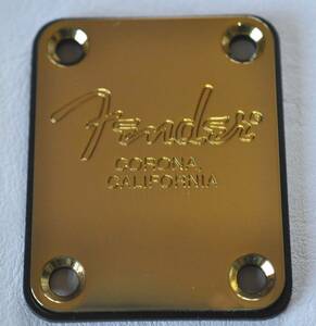 ★FenderVintage-Style Neck Plate フェンダー ネックプレート(ゴールド） ★