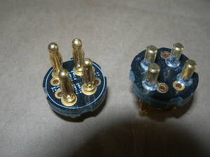  unused TANNOY Tannoy circle shape 4P terminal (2 piece SET) repair up grade exchange TANNOY Gold Plug 4P DIY