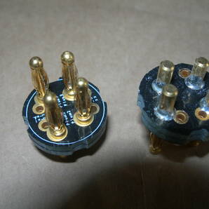 未使用　TANNOY　タンノイ　丸形４Ｐ端子（2個SET）　修理　アップグレード 交換　TANNOY　Gold Plug 4P　 DIY　　