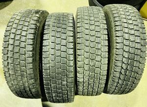 バリ山　195/80R15 冬4本セット スタッドレス LT 107/105L ヨコハマ　SY01　2014製造　4本セット ハイエースなど　直接引き取り可