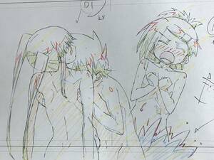 キスシス 原画 23枚セット りこ&あこ／Genga [セル画 Cel]