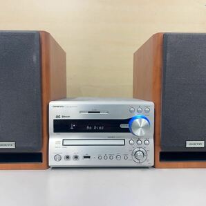 ONKYO オンキョー NFR7 ミニコンポ D-NFR7 スピーカー システムコンポ レシーバー CD USB SD Bluetooth 音響機器 通電確認済みの画像1