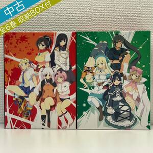 1円〜 [中古] 閃乱カグラ Blu-ray 全6巻 収納BOX付き