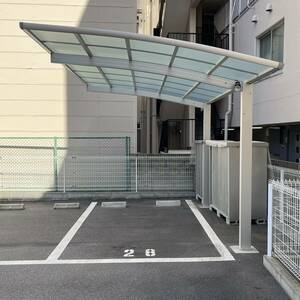 [ direct receipt only (pick up) ] Osaka city carport high roof correspondence 1 pcs for parking place arch roof DIY holiday house modified equipment lino beige .n.