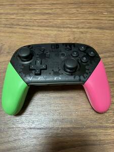 中古美品★Nintendo Switch Proコントローラー スプラトゥーン2エディション