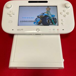 【マリカ8内蔵】動作確認済 任天堂 Wii U 32GB 本体のみ　ジャンク品