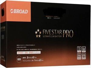 255H52　FIVESTAR PRO ファイブスタープロバッテリー（6栓開放型）送料無料(沖縄・離島・北海道は除く)