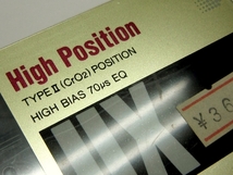 SONY CASSETTE TAPE UX74 HIGH POSITION ソニー カセットテープ 74分 ハイポジ Made In Japan 経年未開封品_画像7