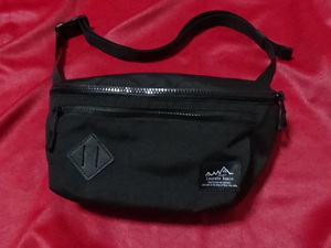 ^ leucate basic Ace trailing shoulder body bag belt bag black unused goods . close beautiful goods 