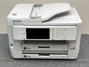 ④ EPSON エプソン ビジネスインクジェット PX-M5081F インクジェット複合機 総印刷308枚 FAX/コピー/スキャナ 動作確認済み ☆2019年製E06