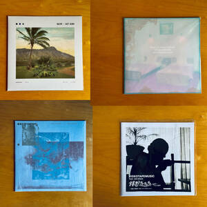 LP 7インチ 4枚セット The Vernon Spring What's Going On / HALFBY Last Aloha / 坂本慎太郎 & VIDEOTAPEMUSIC等