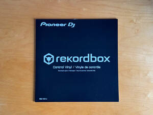 Pioneer DJ rekordbox Control vinyl black record 2 pieces set 