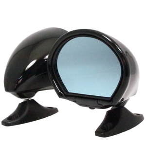 *bita low ni Sebring type all-purpose mirror black left right 1 set wide-angle blue lens classic type old car endurance cowl etc. *