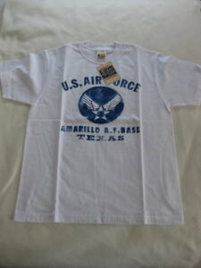 【未使用】バズリクソンズ Buzz Rickson's 半袖プリントTシャツ U.S.AIR FORCE ホワイト X-SMALL BR73461