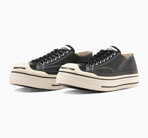 doubletダブレット×CONVERSEスニーカーUS9.5ブラック28cm黒JACK PURCELL ALL STAR/DB