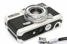 良品 Canon demi ee17 ハーフフレイム レンジファインダー コンパクトフィルムカメラ SH 30mm f1.7 広角 プライムレンズ 161294_画像7