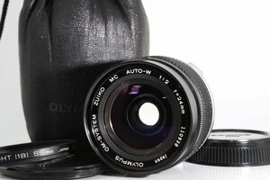 良品 OLYMPUS OM-SYSTEM ZUIKO MC AUTO-S 24mm f2 広角 単焦点 プライム マニュアル オールドレンズ