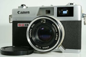 良品 Canon Canonet QL17 G-Ⅲ G3 40mm f1.7 レンジファインダー コンパクトフィルムカメラ B91449