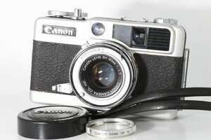 良品 Canon demi ee17 ハーフフレイム レンジファインダー コンパクトフィルムカメラ SH 30mm f1.7 広角 プライムレンズ 341780