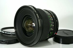 1円～ 美品 Canon New FD NFD 20ｍｍ f2.8 超広角 単焦点 マニュアル オールドレンズ